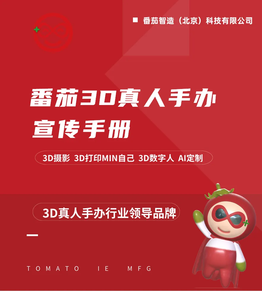 番茄3D真人手办宣传册